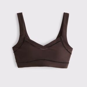 YPB sculptLUX Sweetheart Sports Bra - Brown Velvet - Small